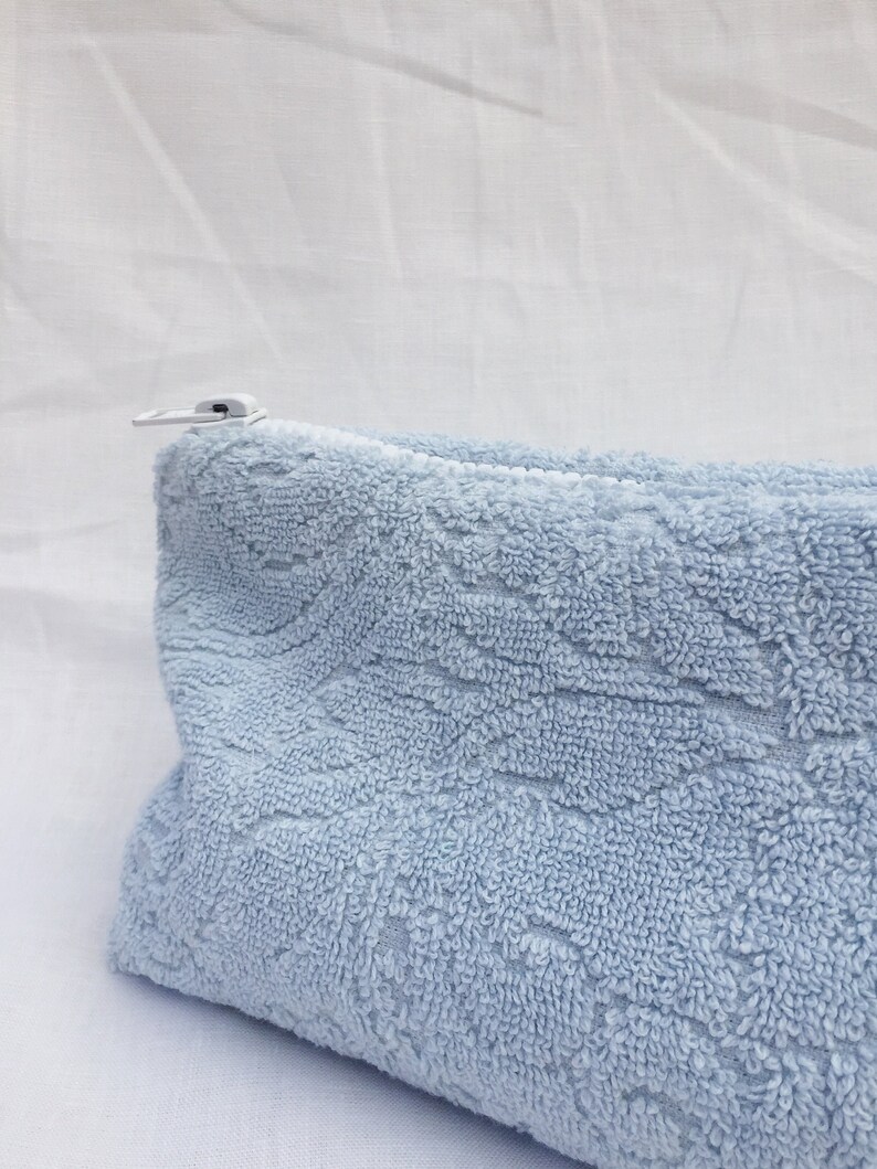 terry towel cosmetic bag