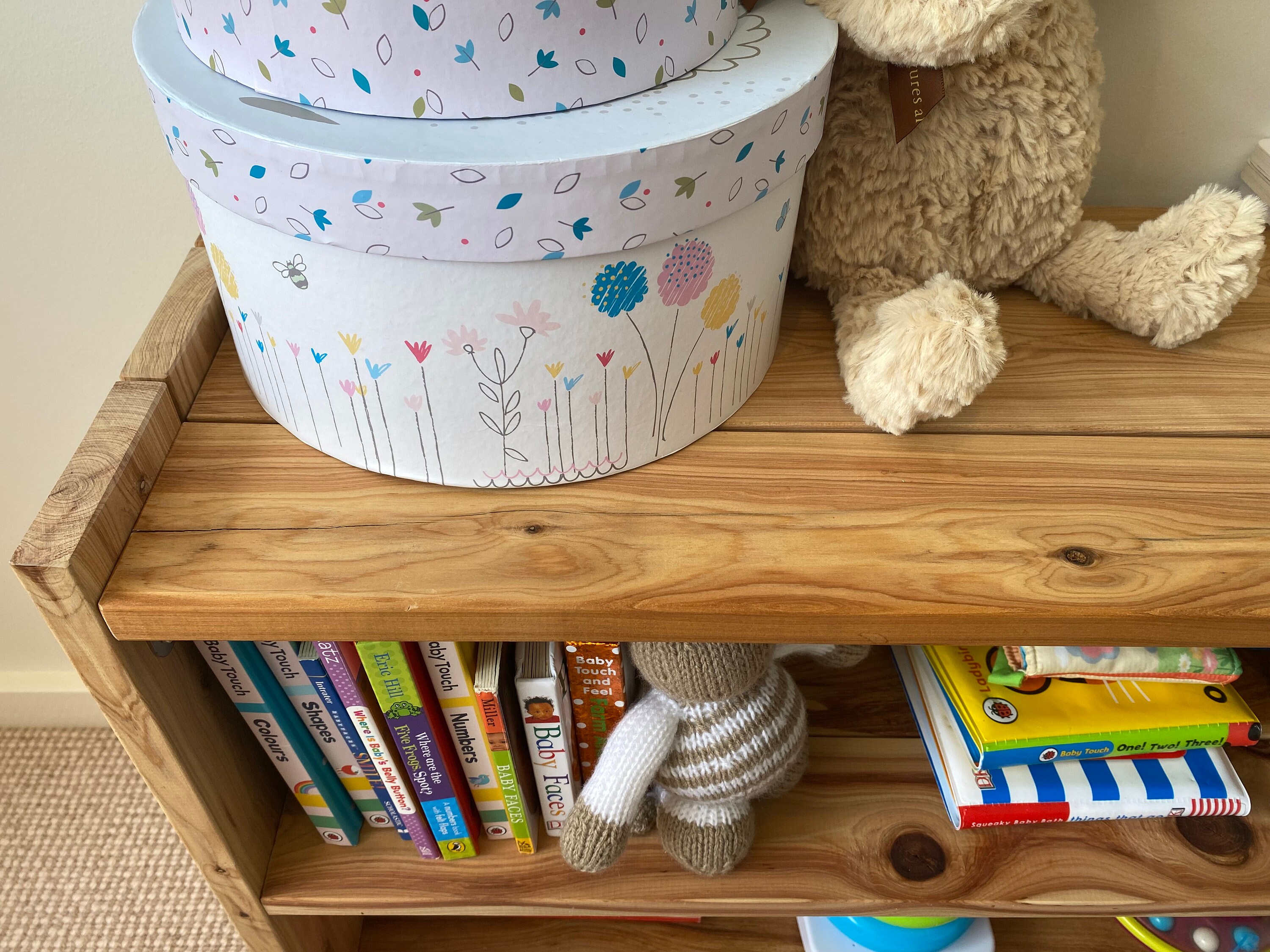 Solid Wood Montessori Kids Shelf Small Etsy Australia