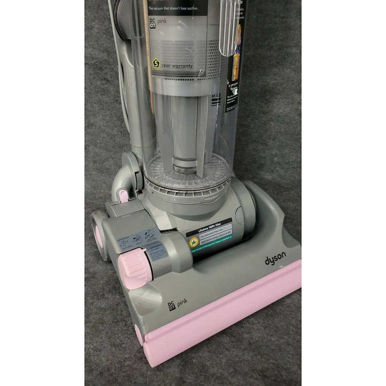 Dyson DC07 PINK Upright Vacuum With Attachments & New Filters Etsy