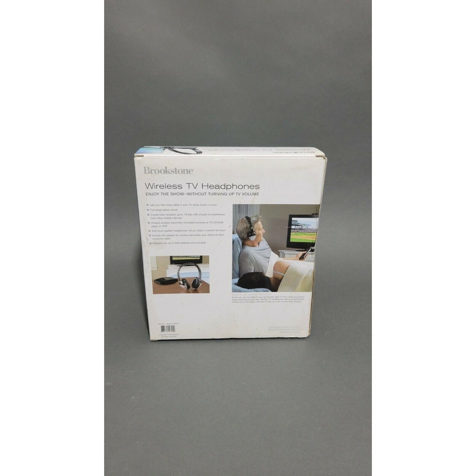 Brookstone Wireless TV Headphones 