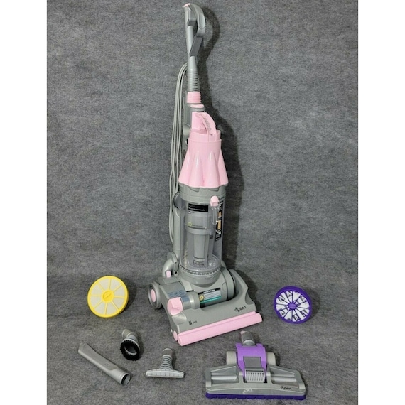 Dyson DC07 PINK Upright Vacuum With Attachments & New Filters Etsy