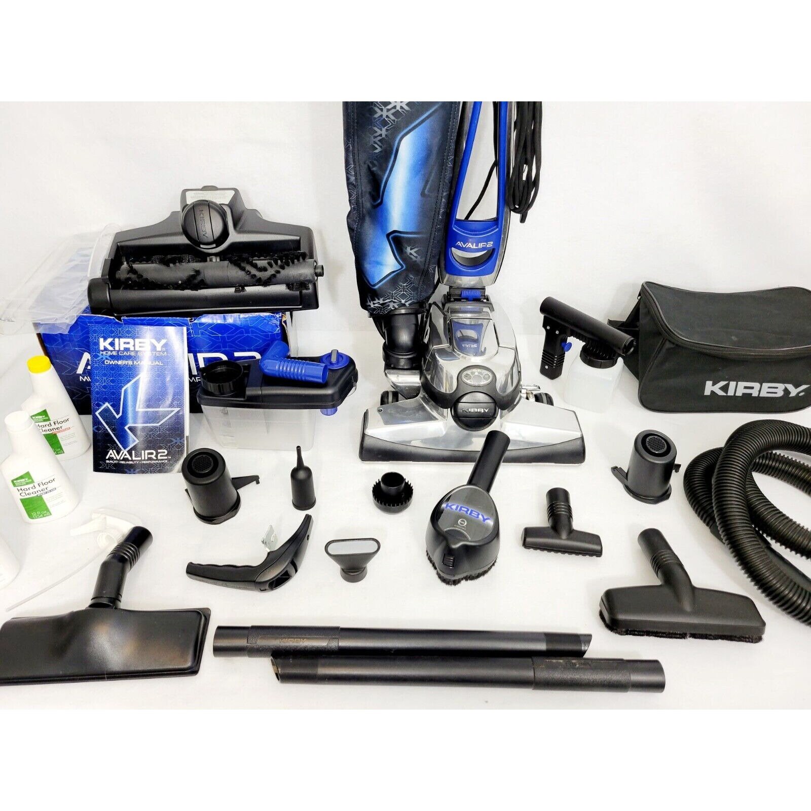 Kirby Avalir 2 Vacuum Cleaner Home Cleaning System w/ Accessories WORKING  *READ*