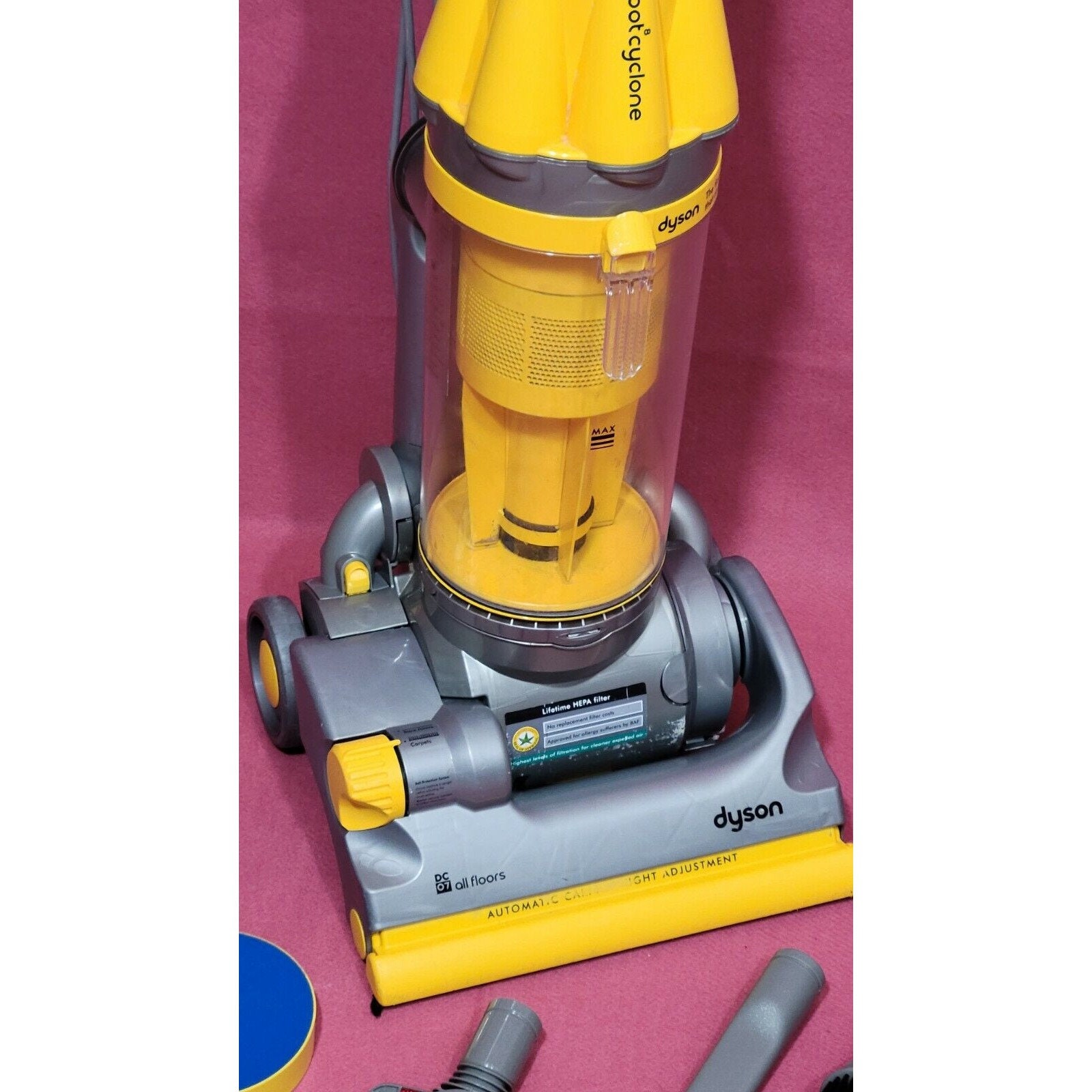 Dyson DC7 WARRANTY Upright Vacuum Attachments & New Filters Refurbished