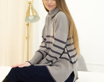 Cashmere sweater in Italian yarn from Loro Piana.