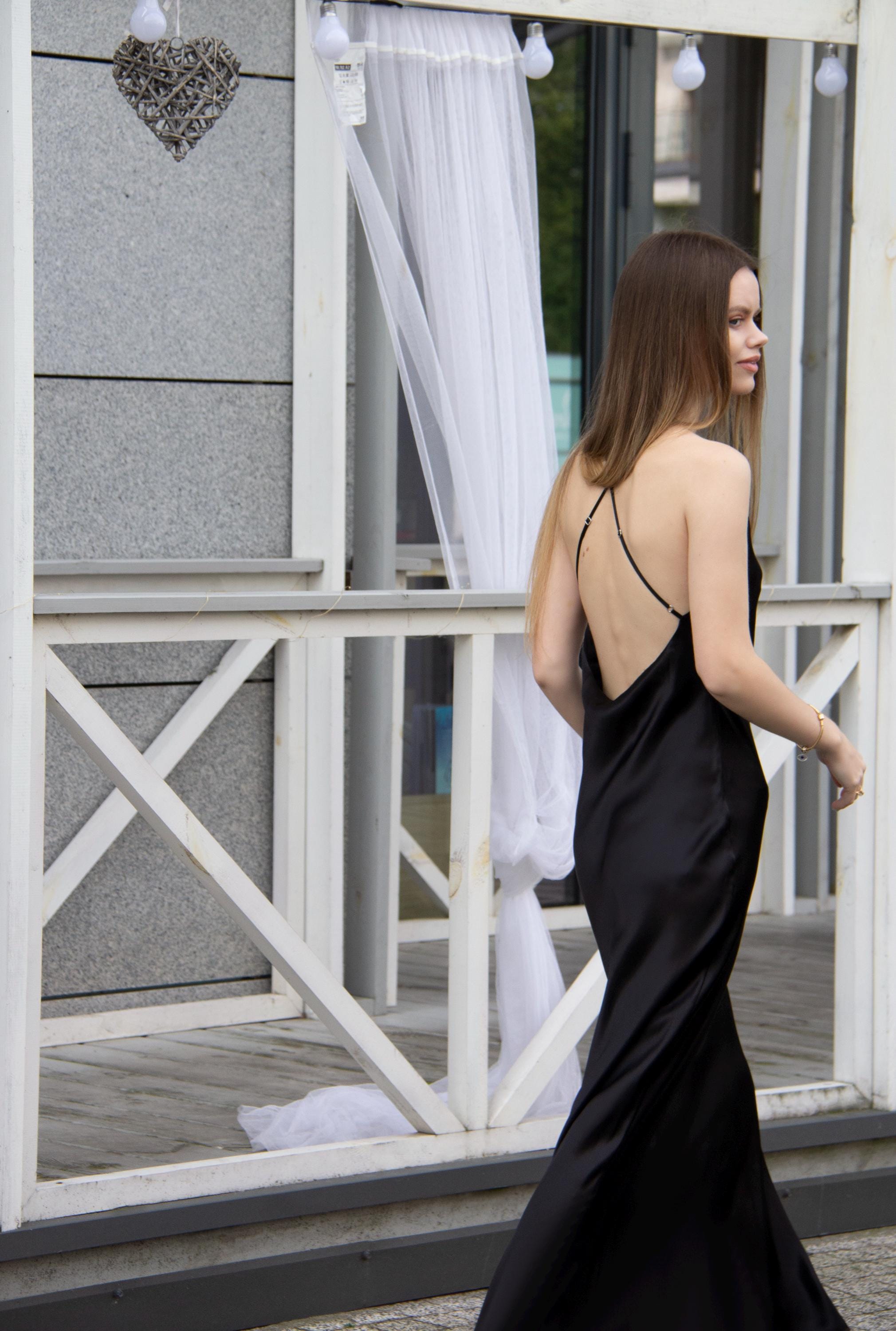 low backless wedding dress Martini