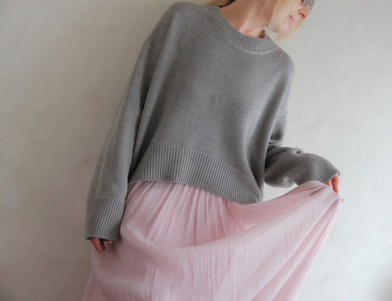 Soft knitted cashmere sweater, 100% cashmere. image 7