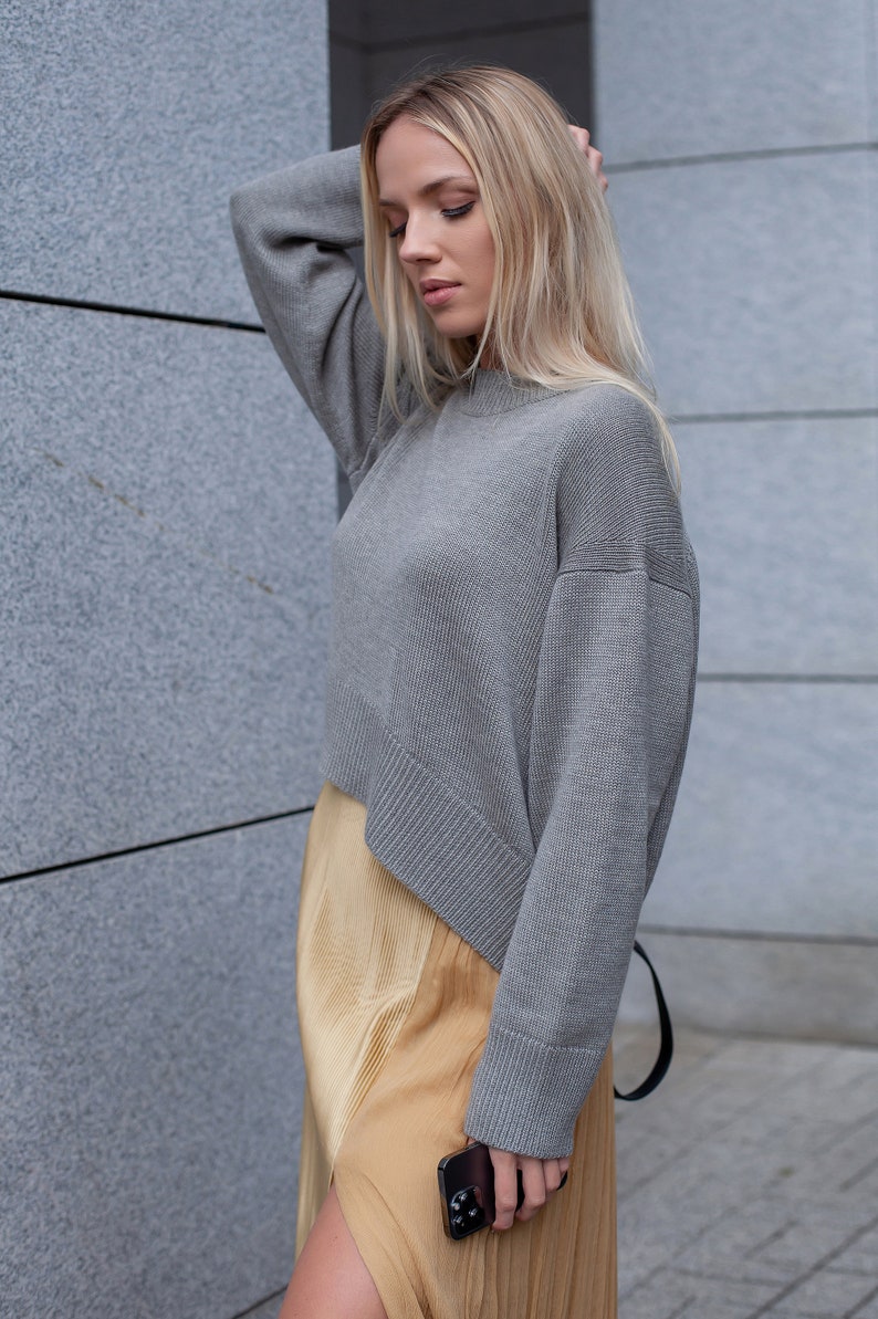 Soft knitted cashmere sweater, 100% cashmere. image 5