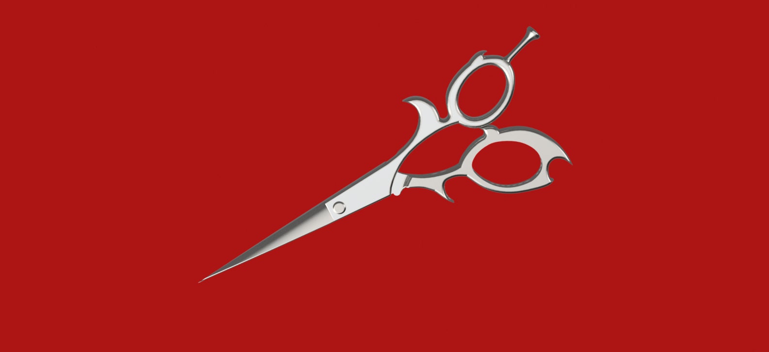 Giant Hairdresser Scissors Prop
