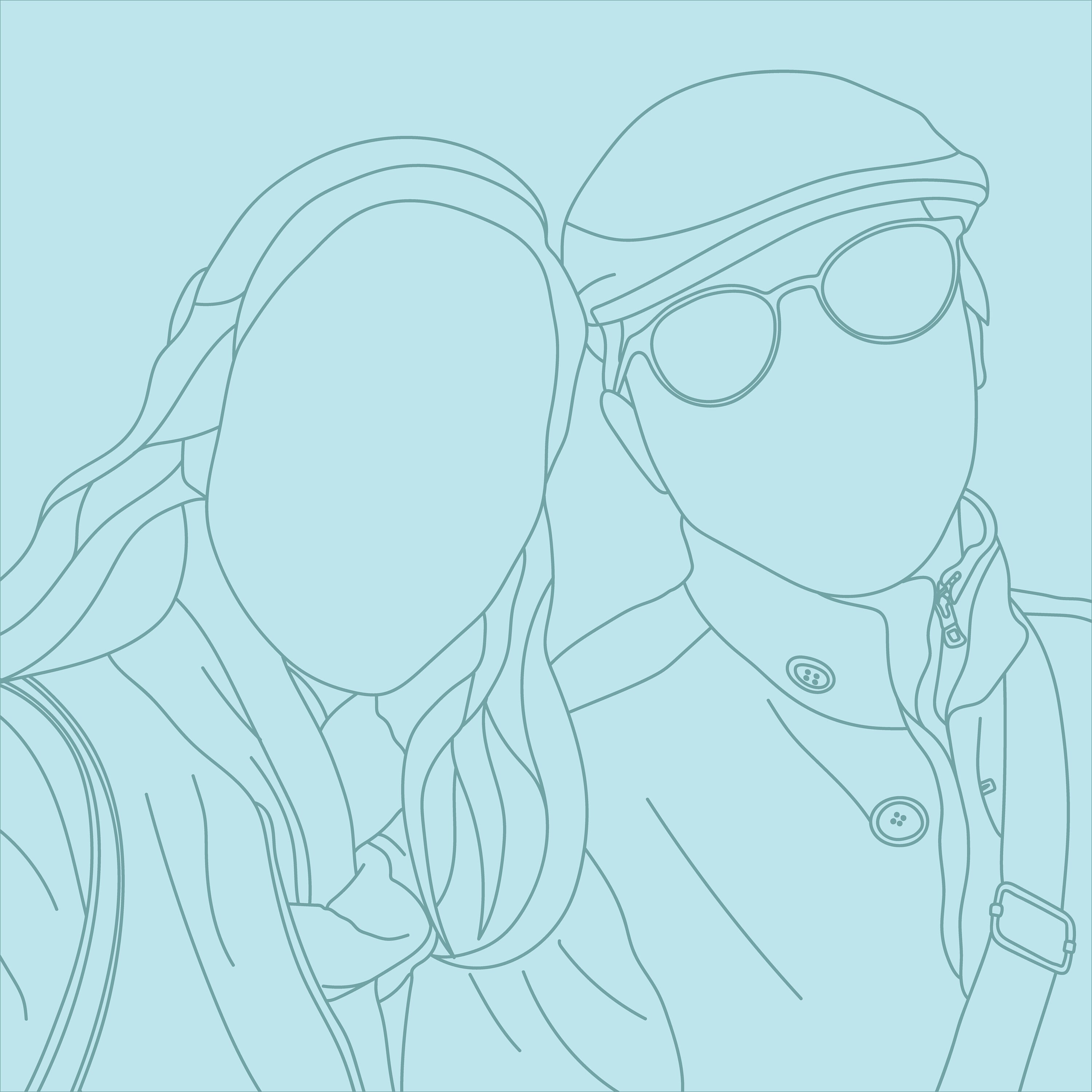 Custom Outline Illustration two Tones - Etsy