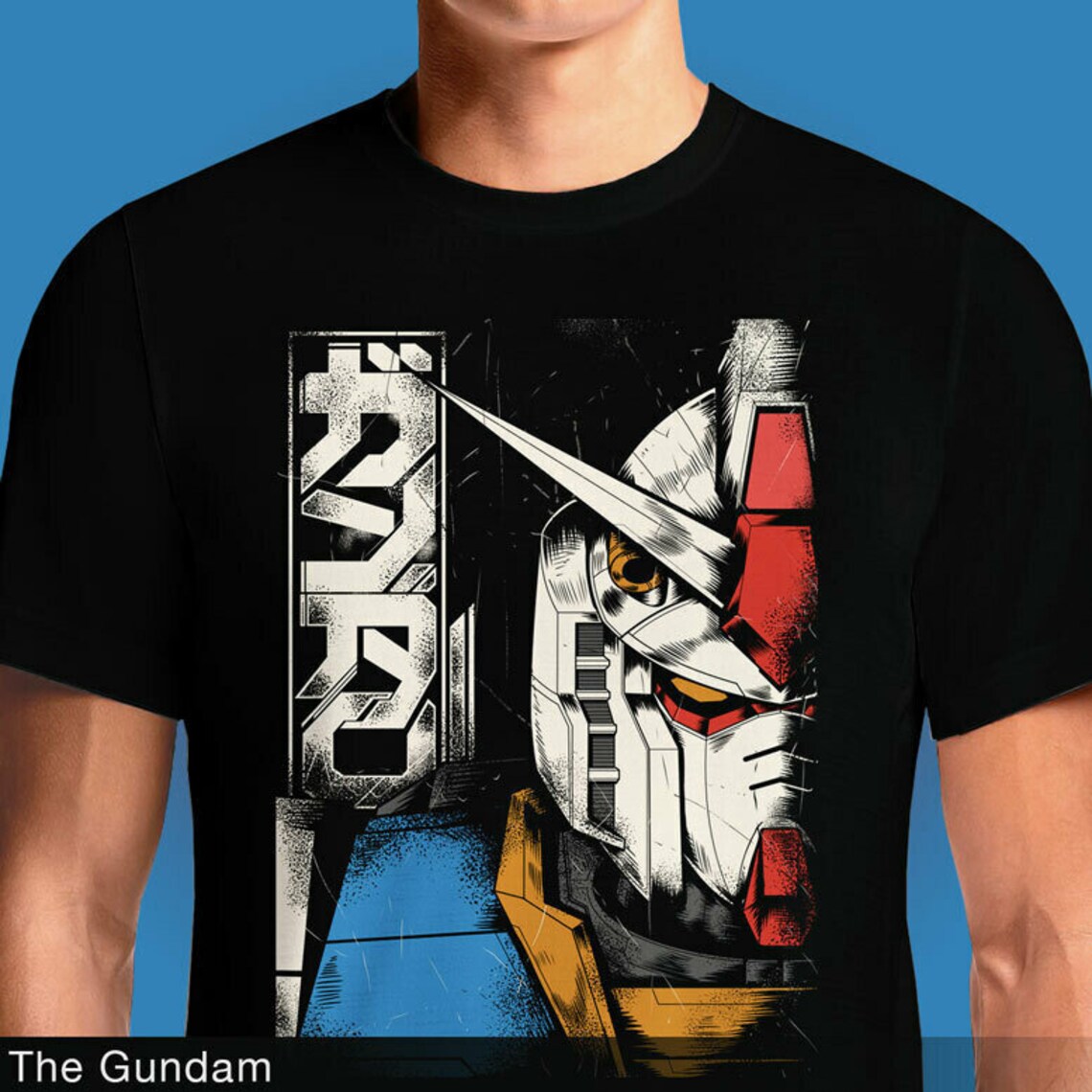 Gundam shirt anime shirt robot shirt gundam art shirt Etsy