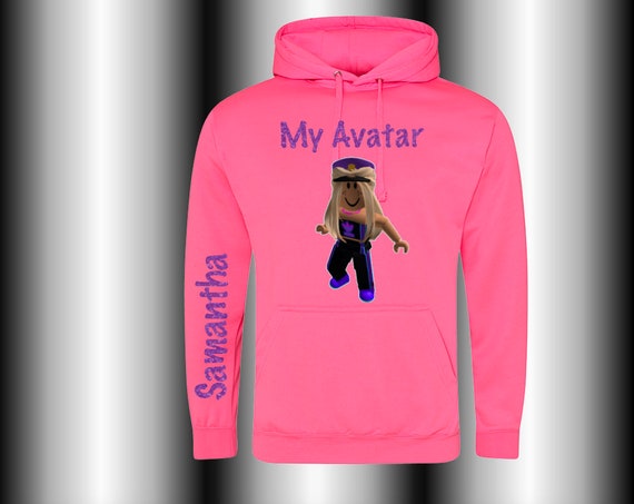 Girls Roblox Hoodie Ideal Birthday Gift Youtube Adopt Me Etsy - jenna roblox avatar