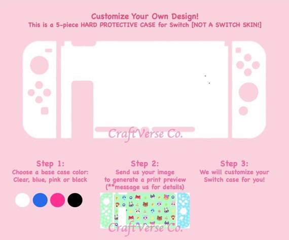 Princess Peach Switch Case Nintendo Switch Case Switch Case L Nintendo  Switch Skin Switch Pink Case Princess Switch Case 