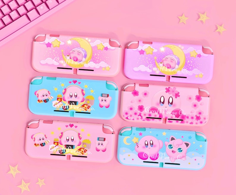 Custom Kirby Switch Lite Case Nintendo Switch Lite Case | Etsy