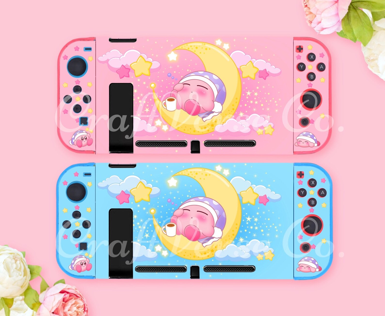 Kirby Switch Case Nintendo Switch Case Custom Switch Case Etsy