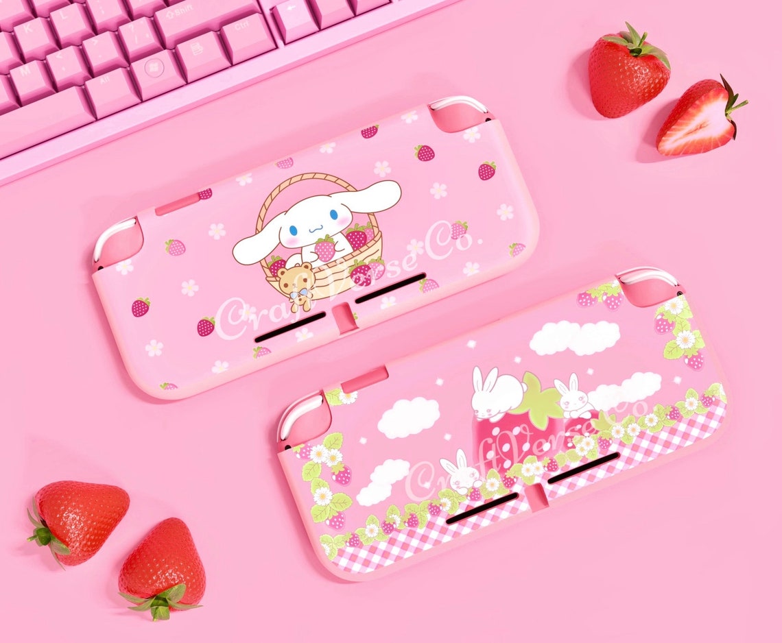 Strawberry Nintendo Switch Lite Case Fruit Switch Lite Case - Etsy