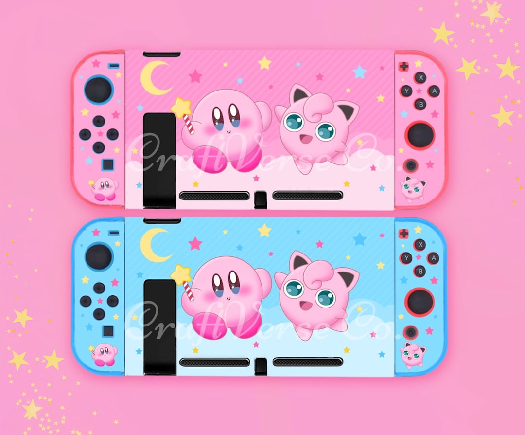 Kirby Nintendo Switch Case | Kirby Switch Case | Custom
