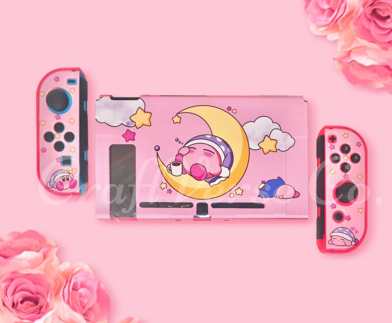 Kirby Switch Case Nintendo Switch Case Custom Switch Case | Etsy