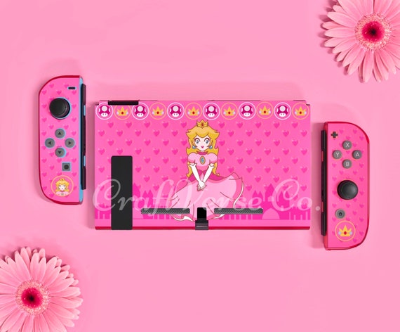 Skin y Protector Set Nintendo Switch Mario Kart 8 Princess Peach