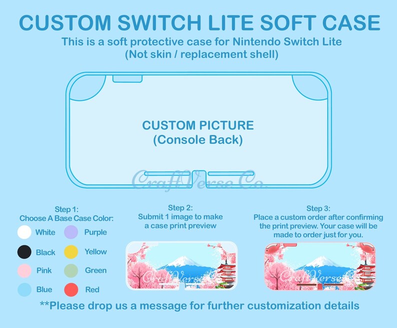 Strawberry Nintendo Switch Lite Case Fruit Switch Lite Case | Etsy