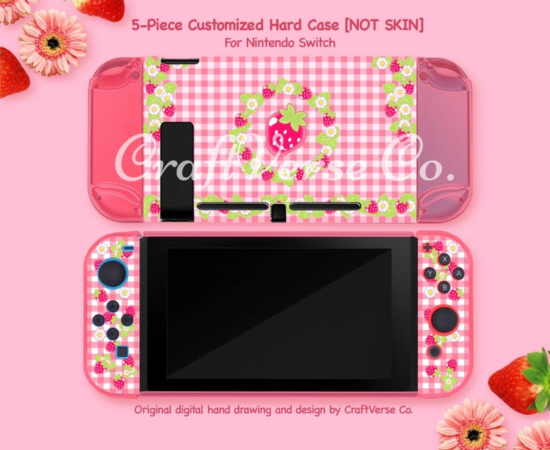 Fruit Switch Case Nintendo Switch Case Lemon Strawberry - Etsy