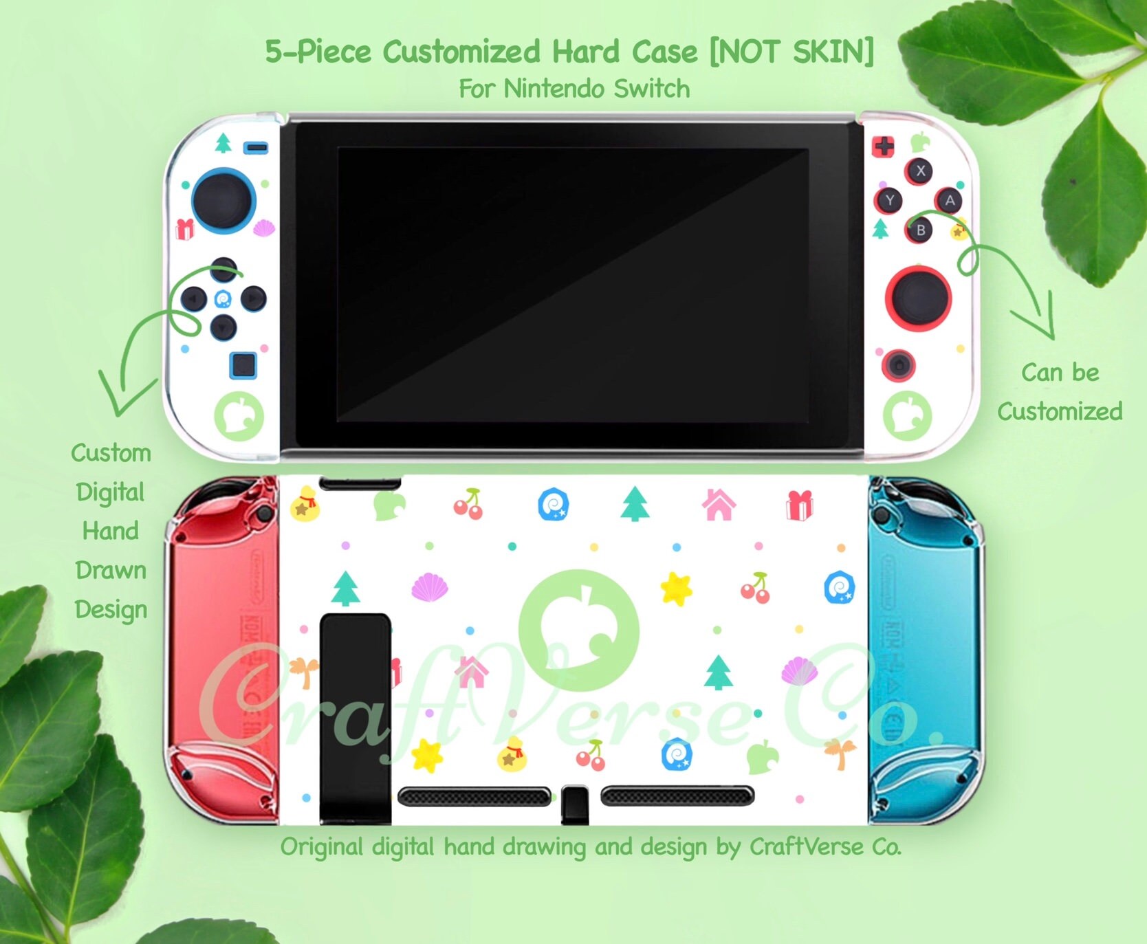 Animal Crossing Switch Case Nintendo Switch Case Custom | Etsy