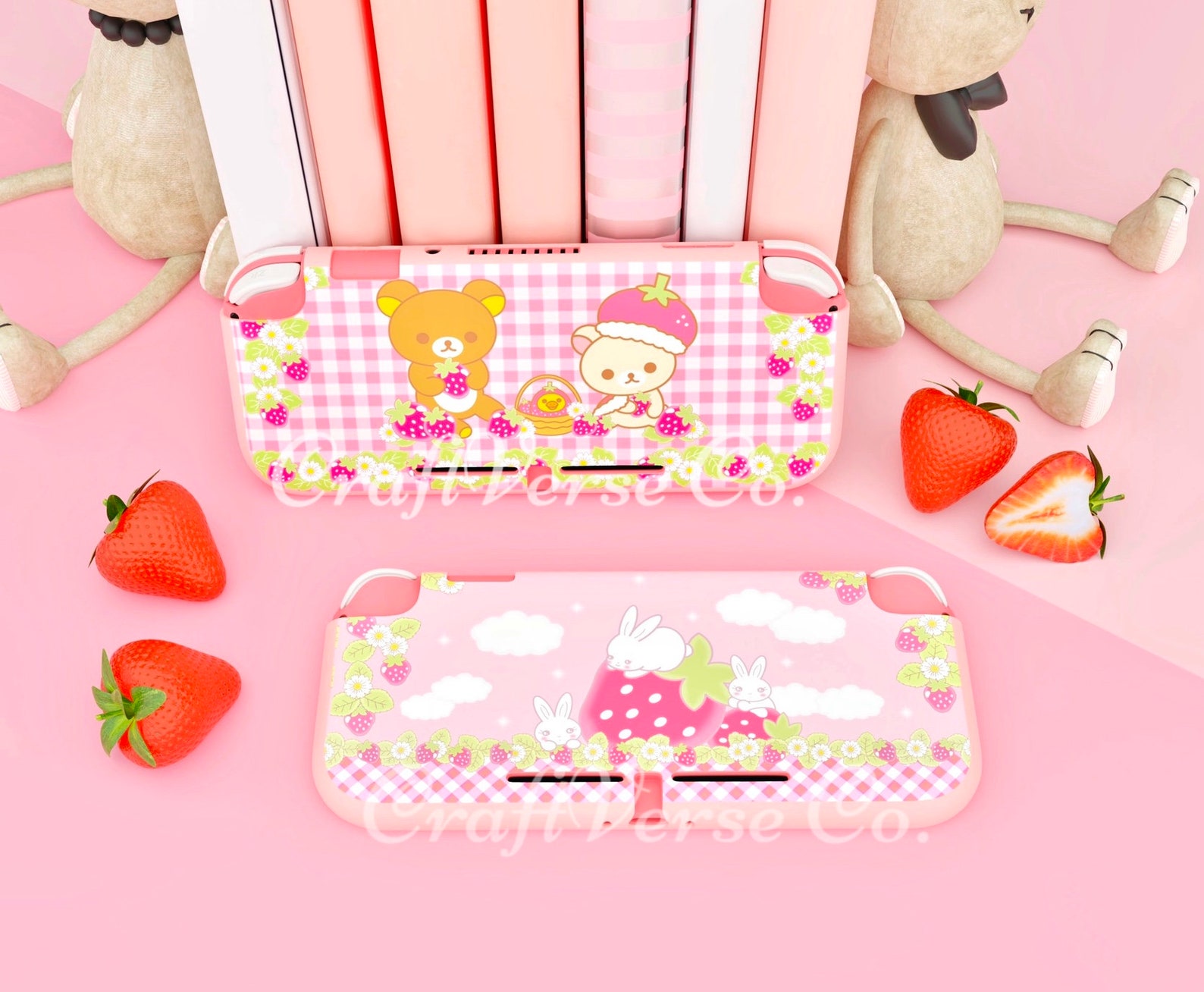 Strawberry Nintendo Switch Lite Case Fruit Switch Lite Case | Etsy