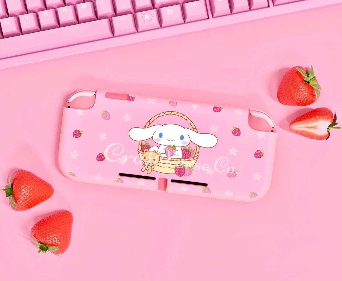 Strawberry Nintendo Switch Lite Case Fruit Switch Lite Case | Etsy