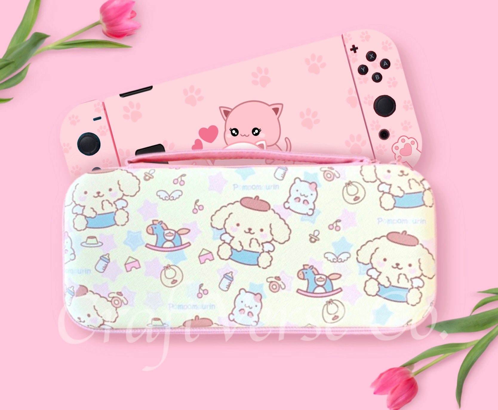 Cinnamoroll Switch Case Nintendo Switch Case Sanrio Switch Etsy