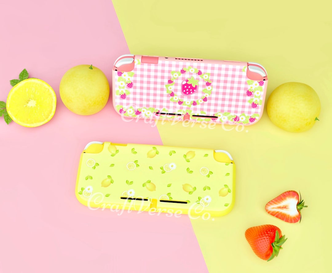 Fruit Switch Case | Nintendo Switch Case | Lemon Strawberry Switch Case ...
