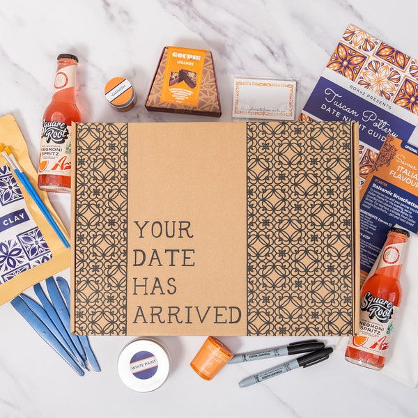 Cerámica toscana Date Night Box para dos