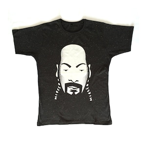 CSL / Snoop Dogg / T-Shirt / Black / Speckle / screen printed / tshirt / rapper /