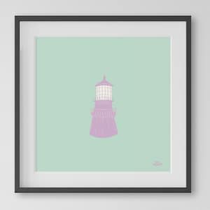 The Fog Art Print / Filmposter / Horror / Light House / Mist / Scary House / John Carpenter / 1980