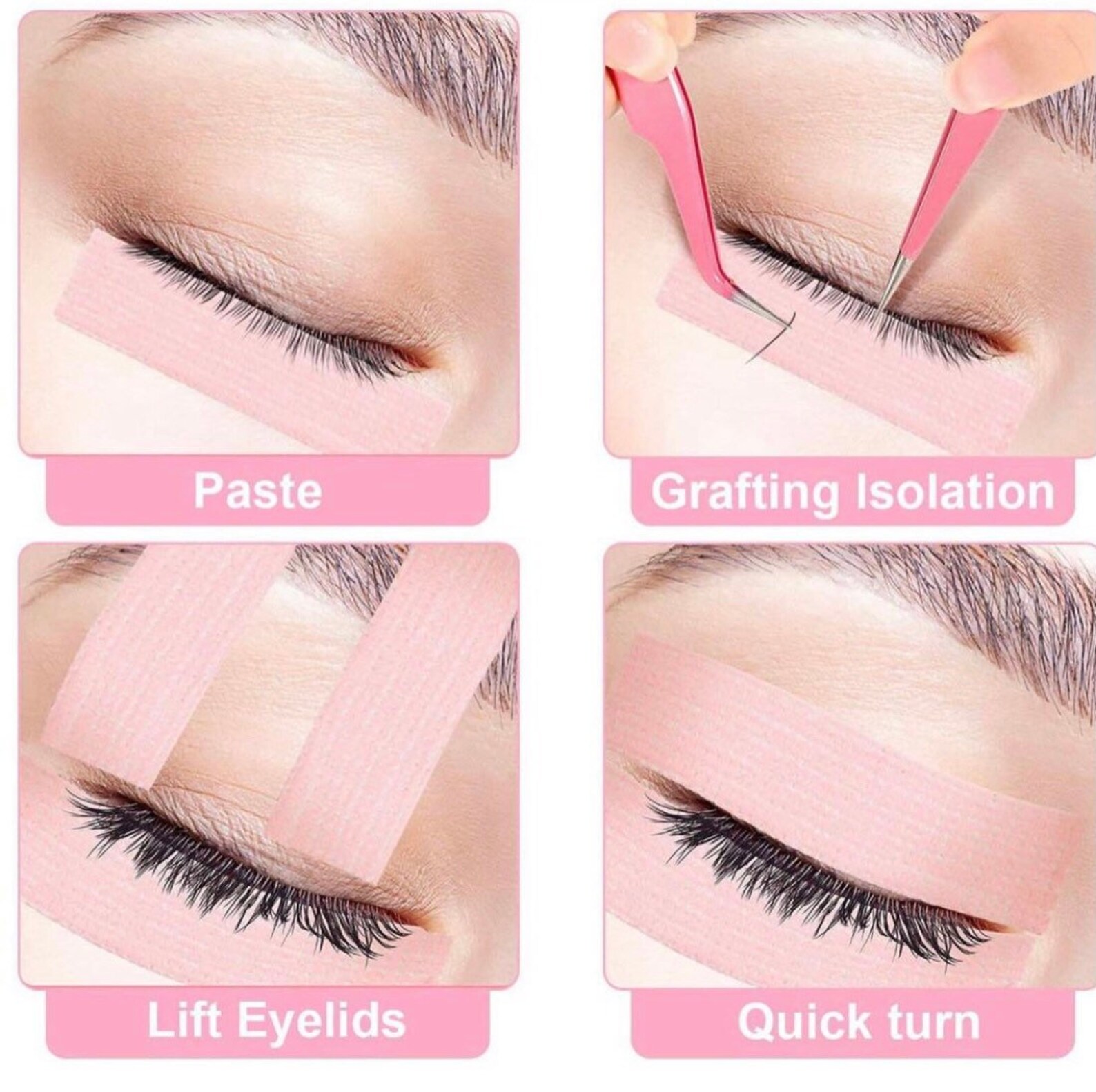 Green & Pink Eyelash Extension Tape Lifting Tape Etsy