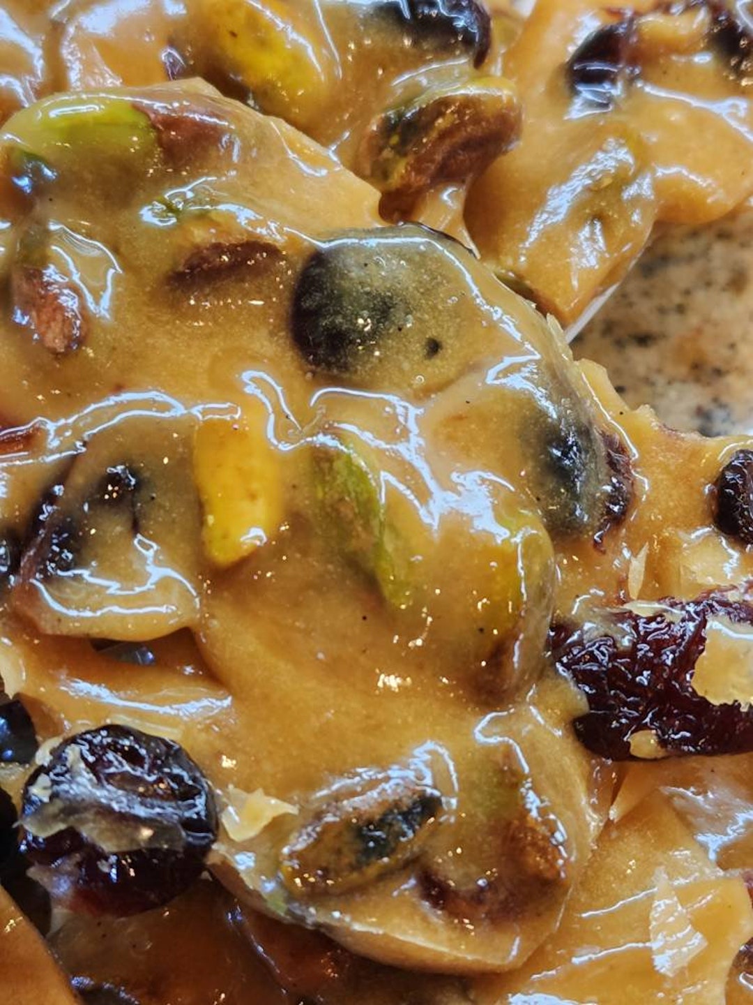 Cranberry Pistachio Brittle Etsy