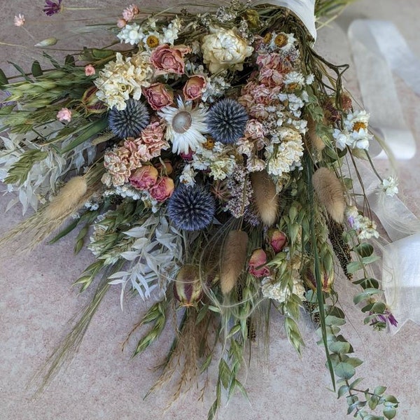 Dried Flower Bouquet Etsy UK