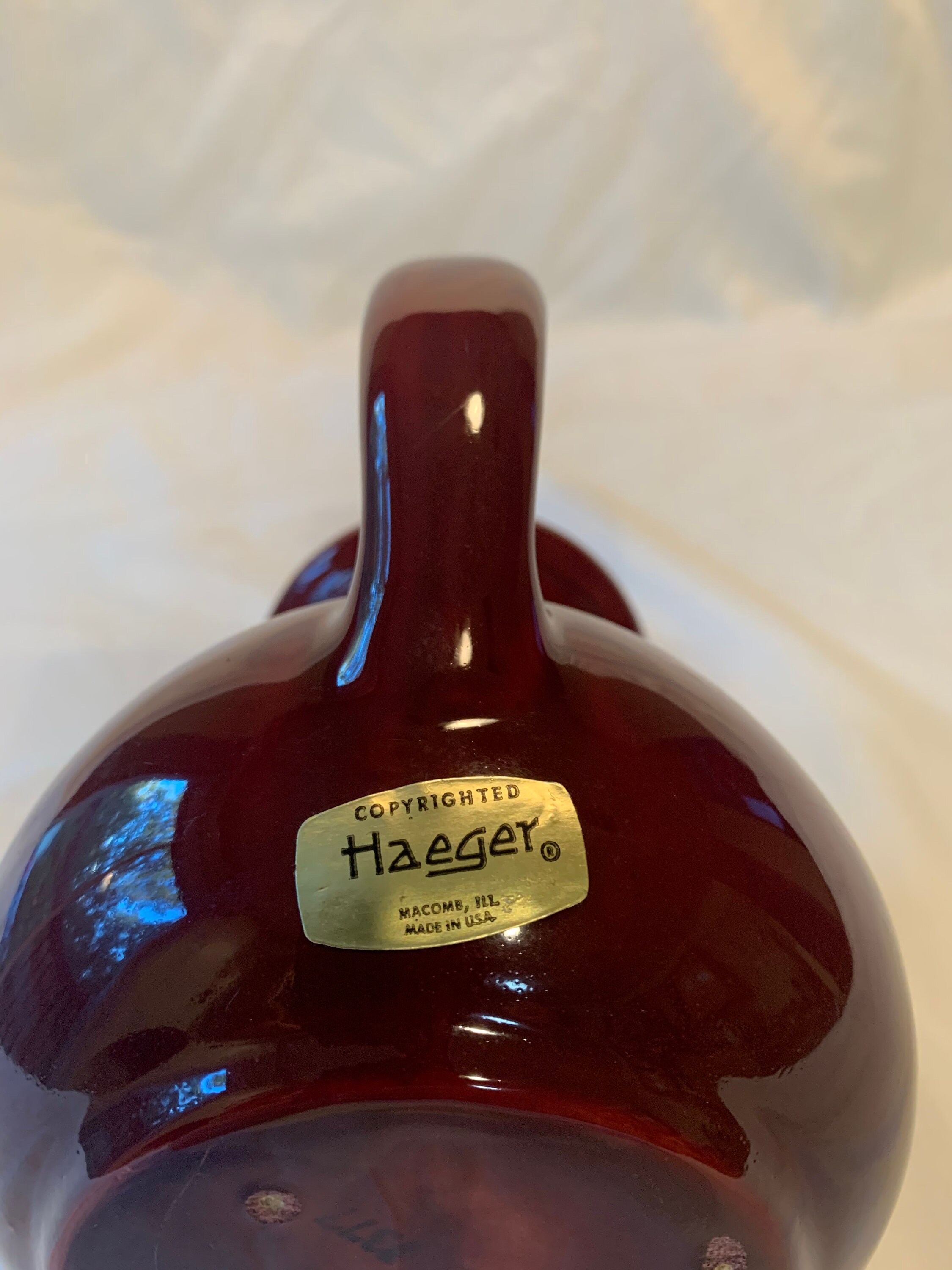 Vintage Haeger Pottery Ceramic Pitcher 377 Etsy