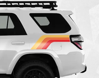 4runner Decal - Fits 5th Gen Toyota 4runner - Vintage Racing Sticker - Car Accessories