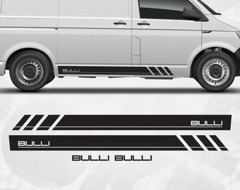 Seitenstreifen Aufkleber Splash Style passend für VW T6.1, T6, T5,  Multivan, Bulli, Transporter