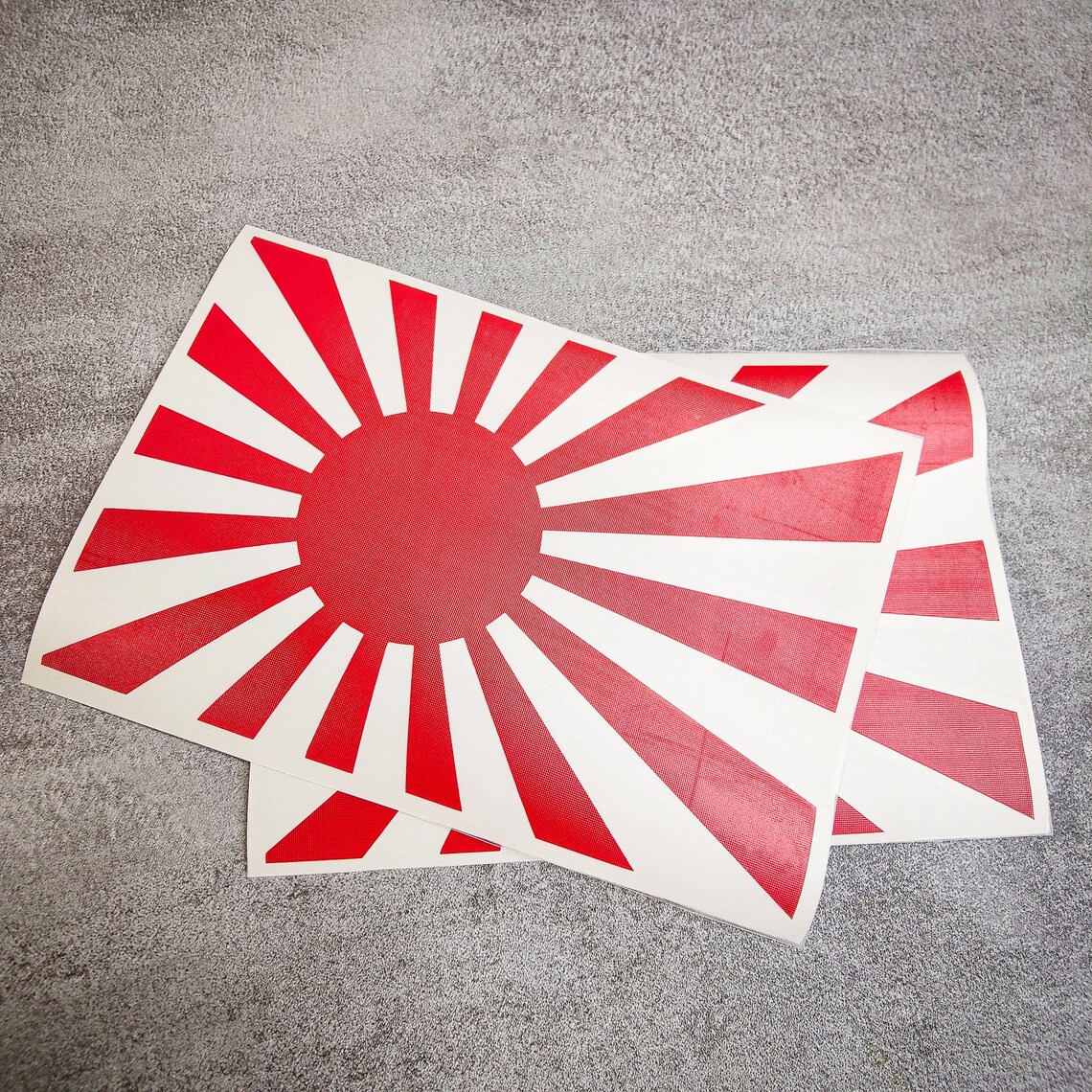 Rising Sun Japanese Flag JDM Car Decal Etsy