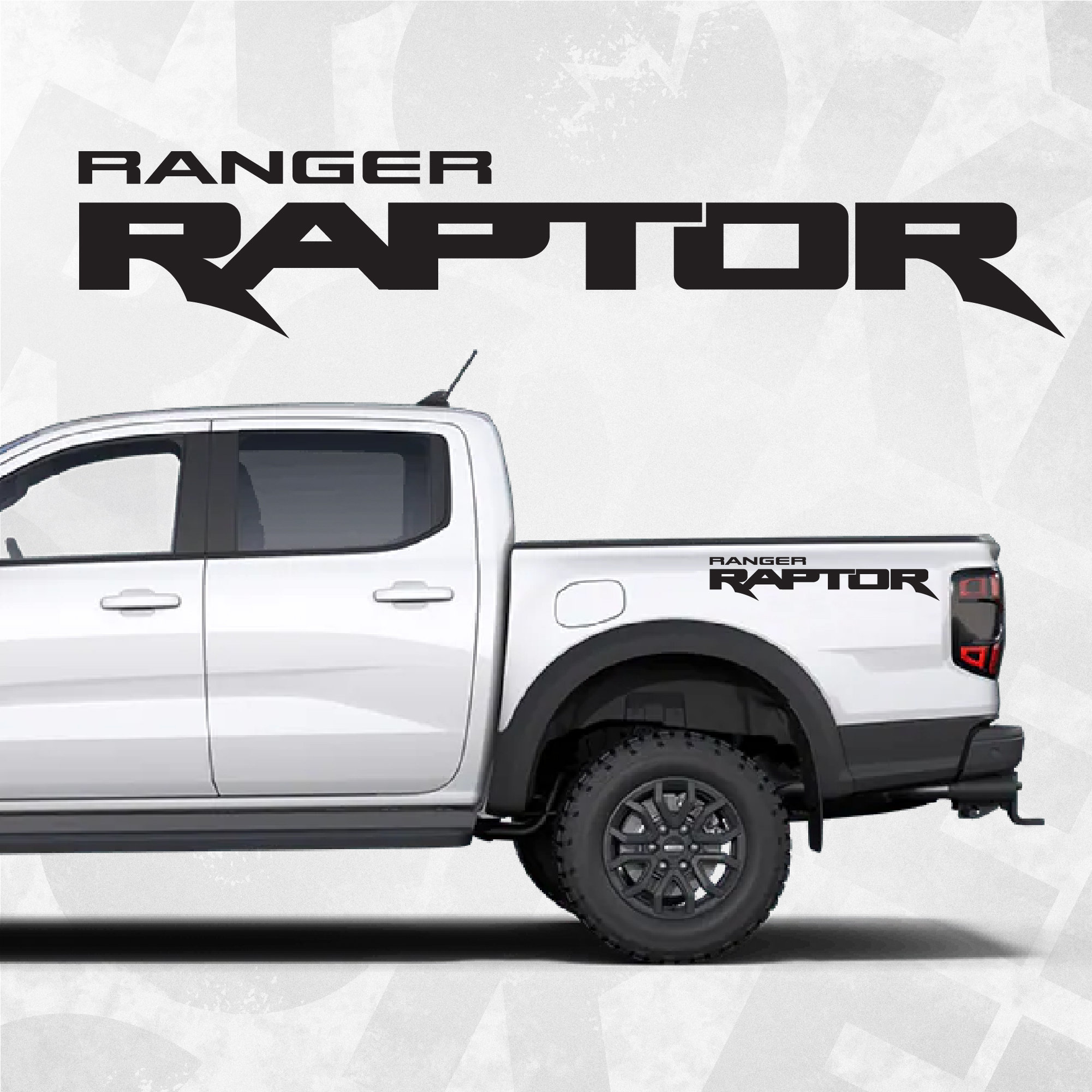 Matte Black Tailgate Cover Protector Guard for Ford Ranger 2012-2015  Wildtrak