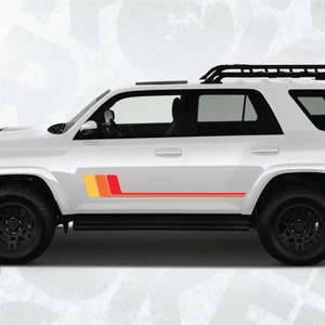 4runner TRD Retro Racing Stripes - Compatible with Toyota 4Runner 5th generation