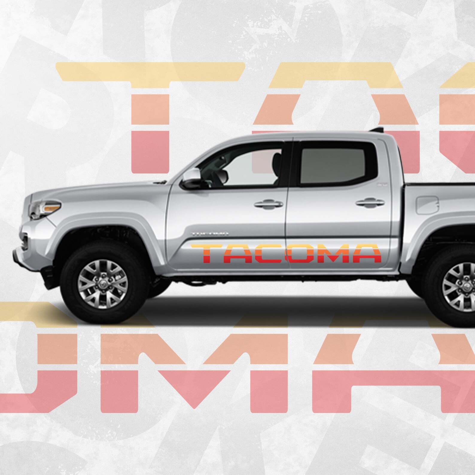 Sticker Rocker Panels Tacoma Decal Rocker Panel Sticker Fits Toyota Tacoma 2016 - Etsy
