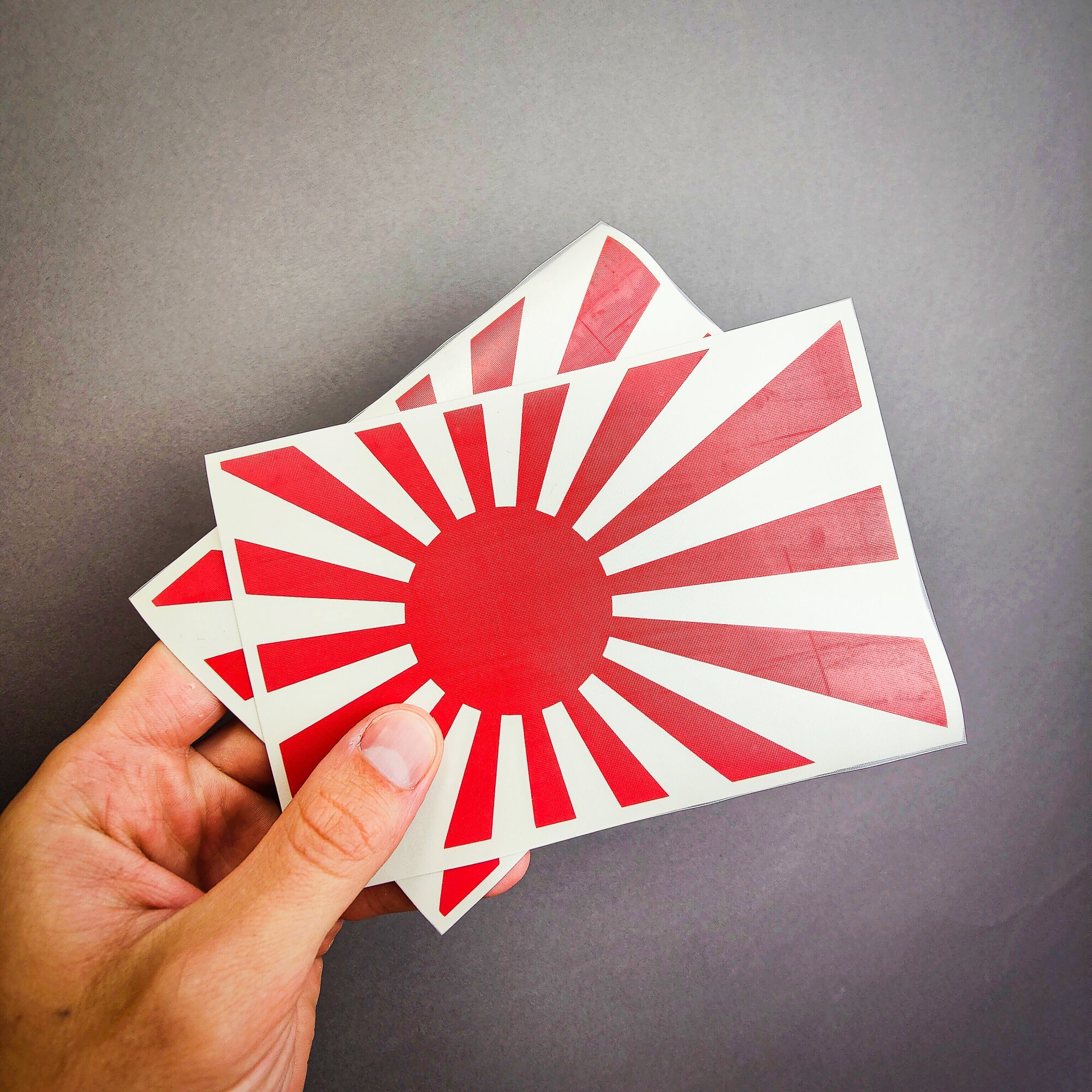 Rising Sun Japanese Flag JDM Car Decal Etsy