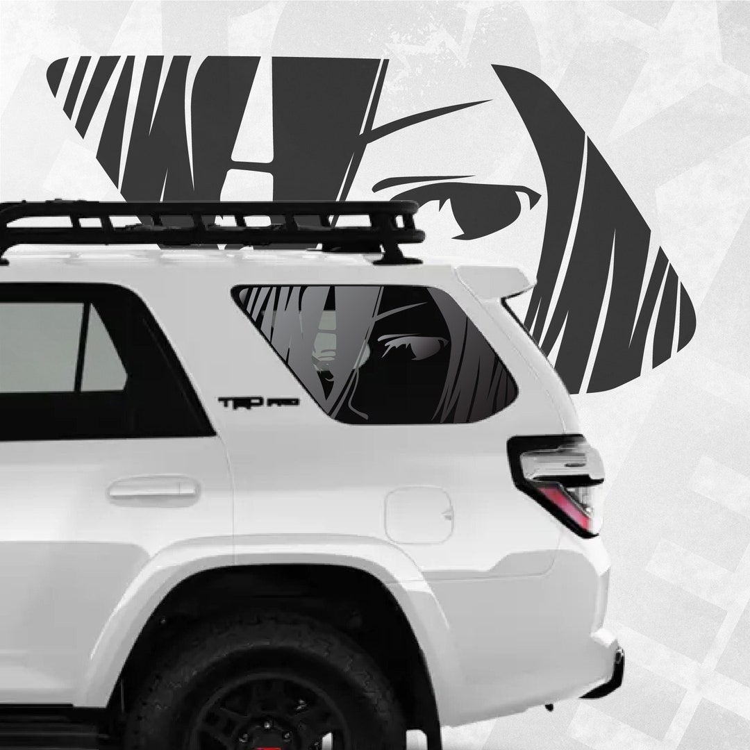 4runner Window Decal Anime Face Car Decal Fits 5th Gen Toyota 4runner
