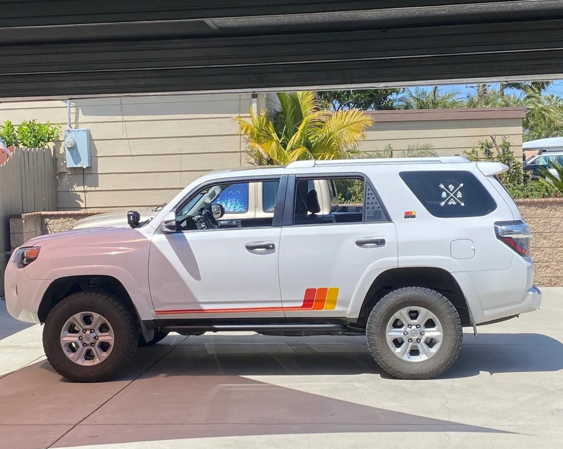 4runner TRD Retro Racing Stripes - Compatible with Toyota 4Runner 5th generation