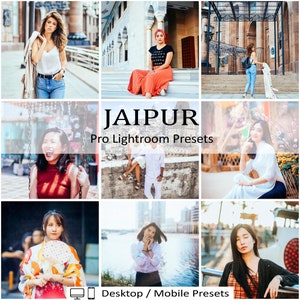 10 JAIPUR Mobile Lightroom Presets, Desktop Presets, Instagram Presets, Lifestyle Presets, Travel Presets, Fashion, Blogger Presets