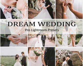 10 Dream Wedding Presets Romantic Cozy Mobile Lightroom Presets Events Nature Lifestyle Presets Engagement Insta Filter Moody Boho