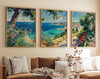 Cyprio Reise Poster, 3er Set Cyprio Reise Poster, Set von 3 Cyprio Reise Poster, Set von 3 Cyprio Reise Geschenk, Illustration