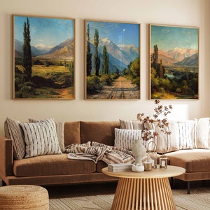 Set of 3 Chile Posters, Chile Travel Prints, Chile Art, Tropical Decor, Floral Art, Latin Poster, South American Wall Decor