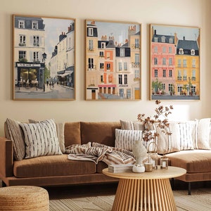Set of 3 Rennes Poster Set, Rennes France Travel Prints, France Art, European City Poster, France Wall Art, French Poster, A1/A2/A3/A4